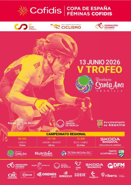 La Copa de España Féminas de ciclismo regresa a Abanilla con cerca de 300 corredoras