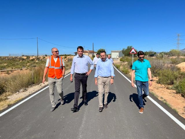 Concluyen las obras de reparación de caminos rurales en el municipio de Abanilla