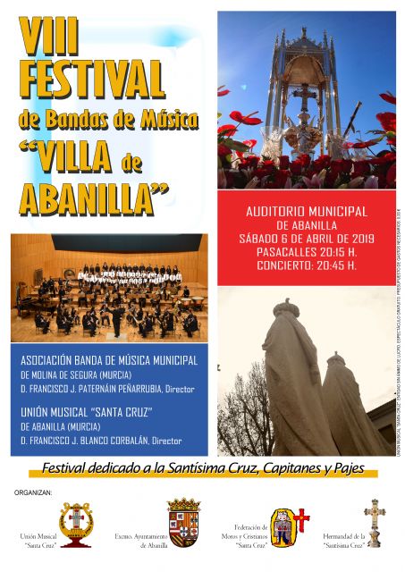 Abanilla celebra el VIII Festival de Bandas de Música 'Villa de Abanilla'