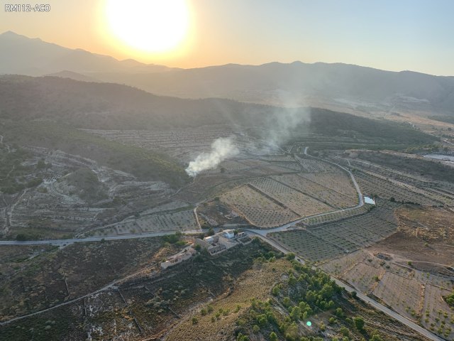 Conato de incendio forestal en Barinas (Abanilla)