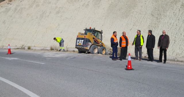 Fomento inicia una obra de conservación de  la carretera que conecta Abanilla con Fortuna y Santomera