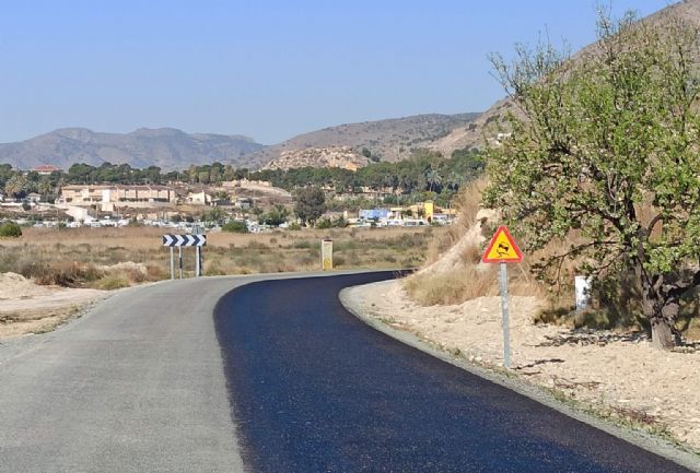 La Comunidad da valor a los destinos de interior con la rehabilitación de la carretera que une Abanilla con los Baños de Fortuna