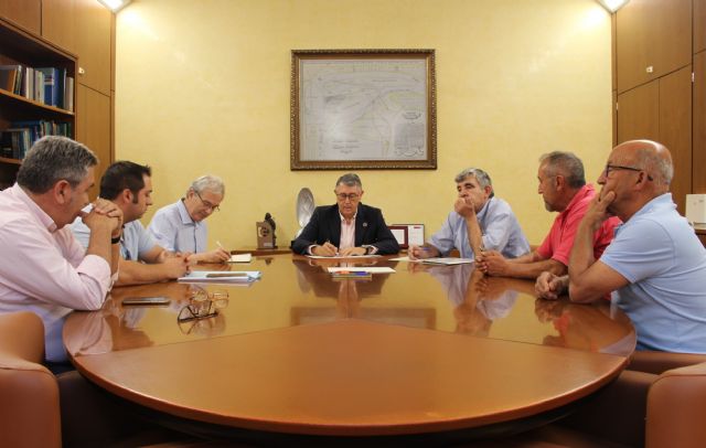 El presidente de la CHS mantiene una reunión con la Comunidad de Regantes de Huerta de Abajo y Sahués de Abanilla